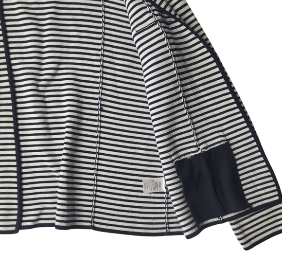 Talbots Knit Striped Blazer Size Small - Picture 3 of 4